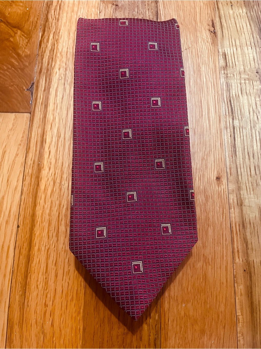 $390 Ermenegildo Zegna 3D Micro Embroidered Italian Silk Tie Office